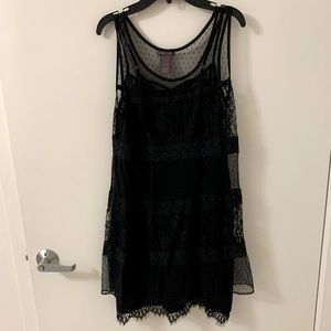 Lace slip dress